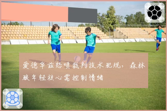 爱德华兹怒喷裁判技术犯规,森林狼年轻核心需控制情绪